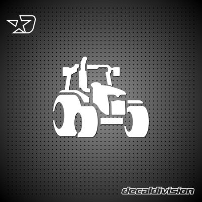 Tractor Silhouette Sticker